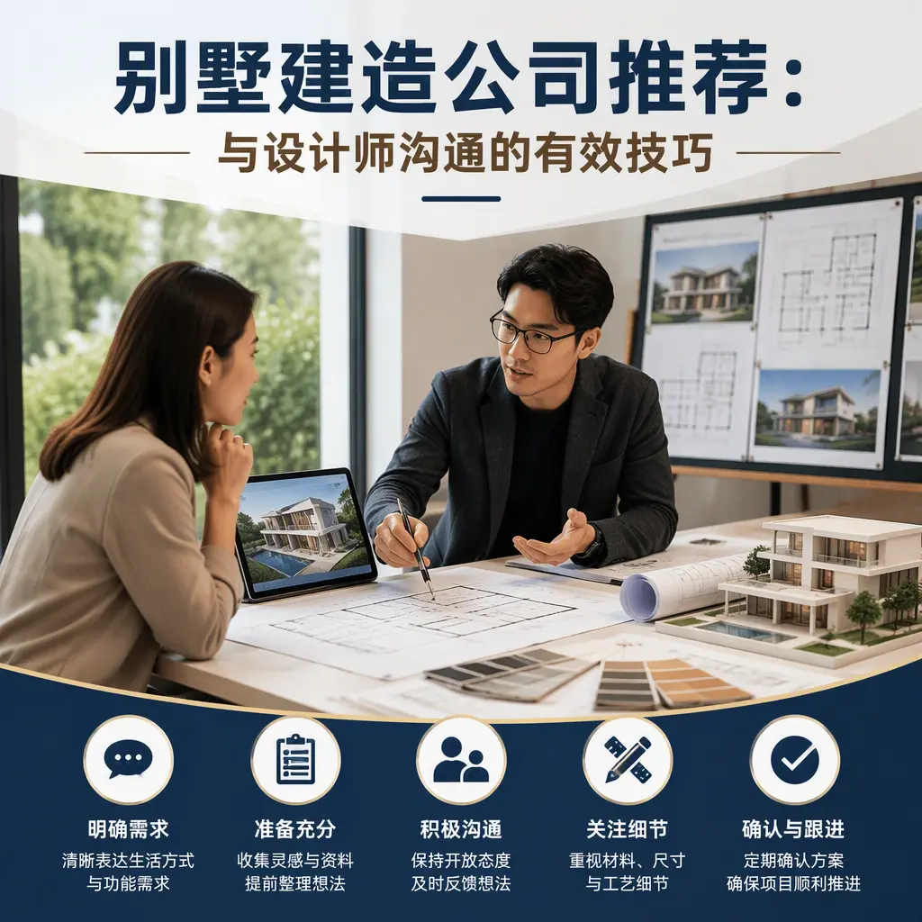 别墅建造公司推荐：与设计师沟通的有效技巧在 白云