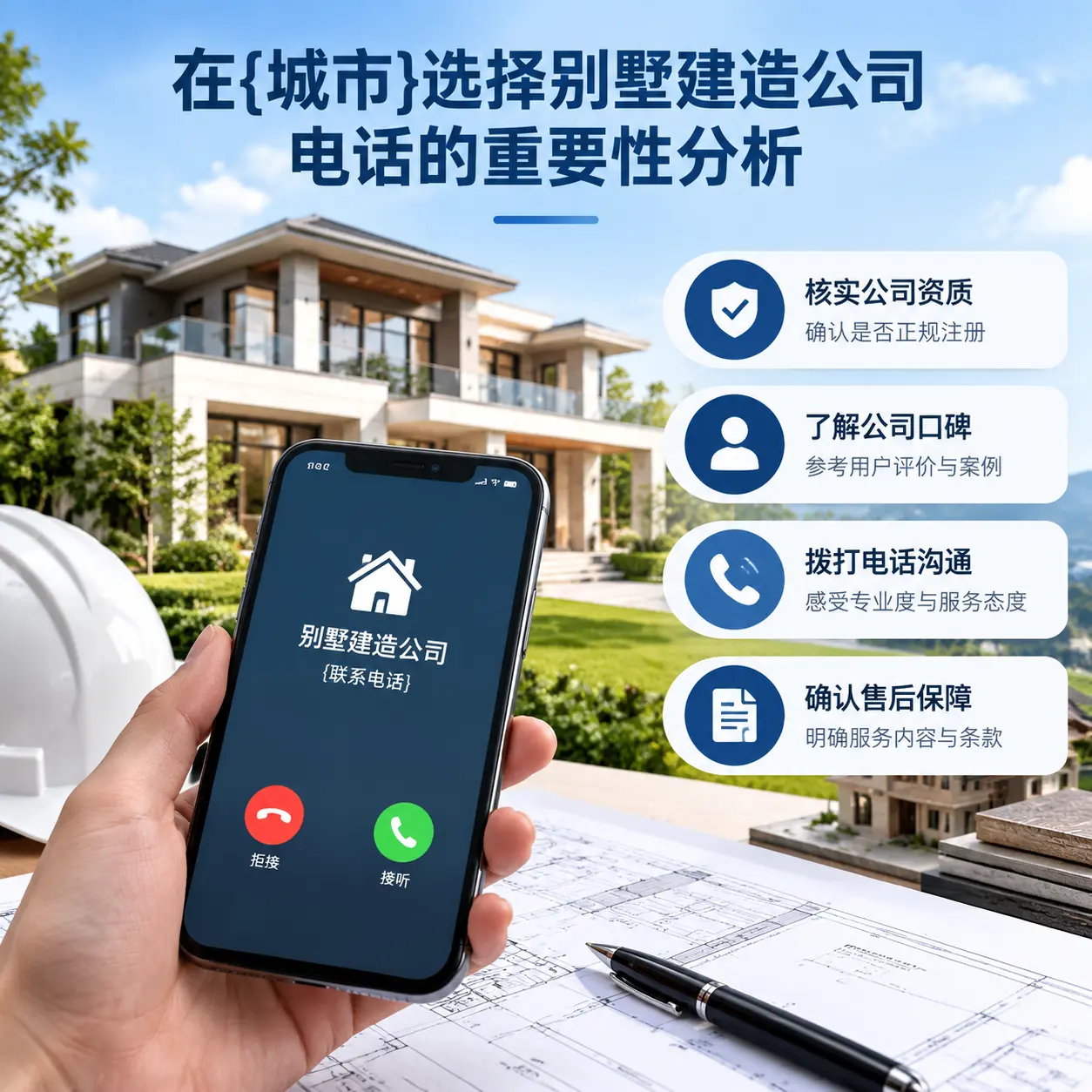 在白云选择别墅建造公司电话的重要性分析