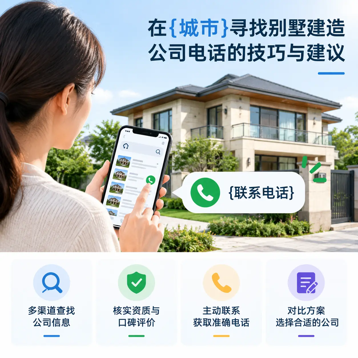 在白云寻找别墅建造公司电话的技巧与建议